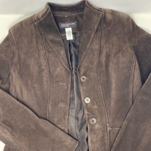 Vintage 60s Brown Suede Blazer